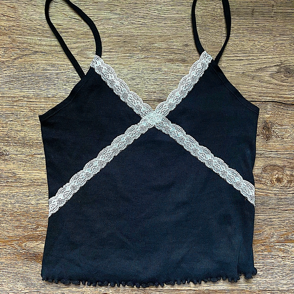 Topshop baby doll lace cami size 8